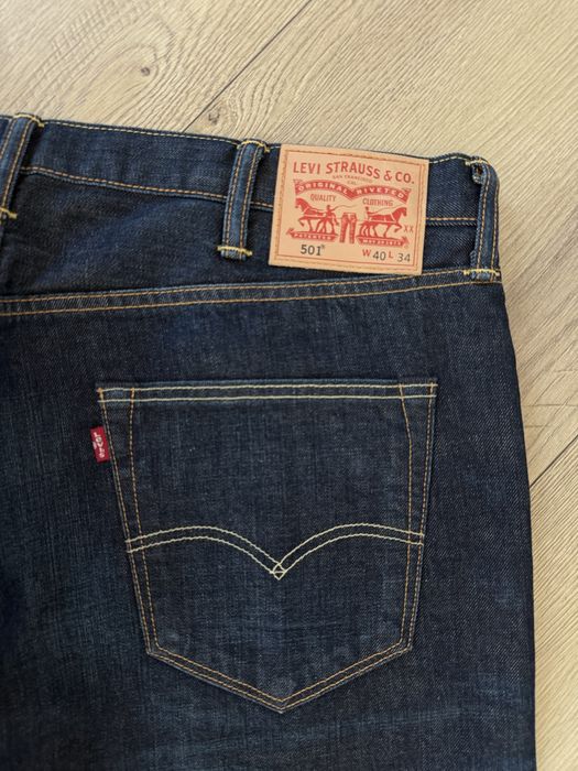 Blugi LEVIS 501 Indigo Polonia 2014 Barbati | Marime 40 x 32 (Talie 105 cm)