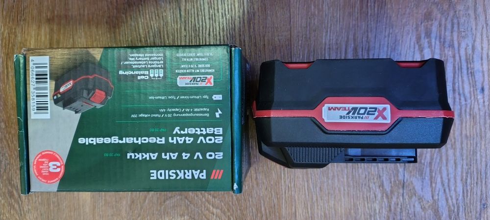 Acumulator parkside 20 v - 4 ah, Nou!