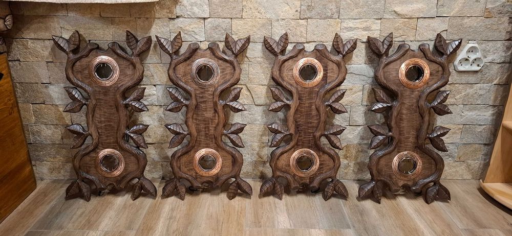 Лампи и аплици - дърворезба