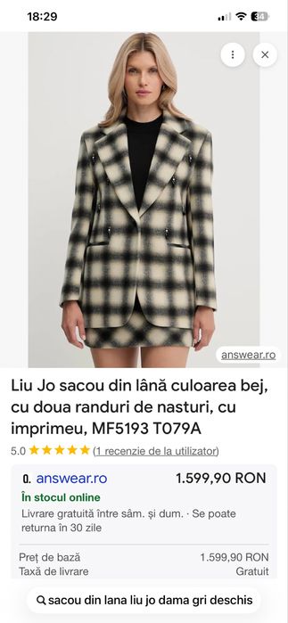 Sacou superb ,  lana Liu Jo