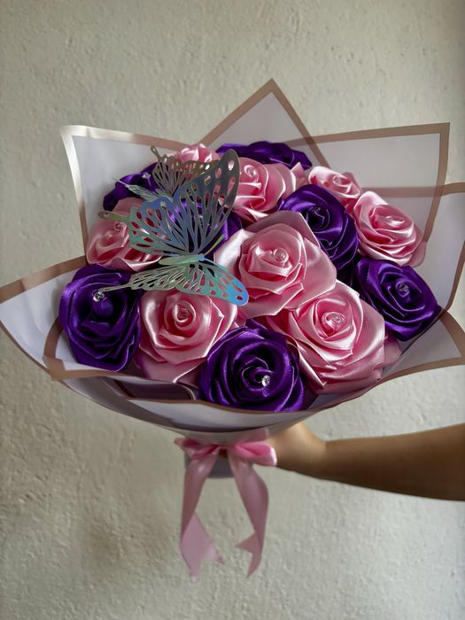 Букет от вечни рози