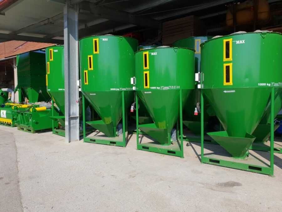 Micro FNC moara 15 kW + amestecator 1500 kg Randament: +|- 1400 kg/h, NOU Garantie 24 luni