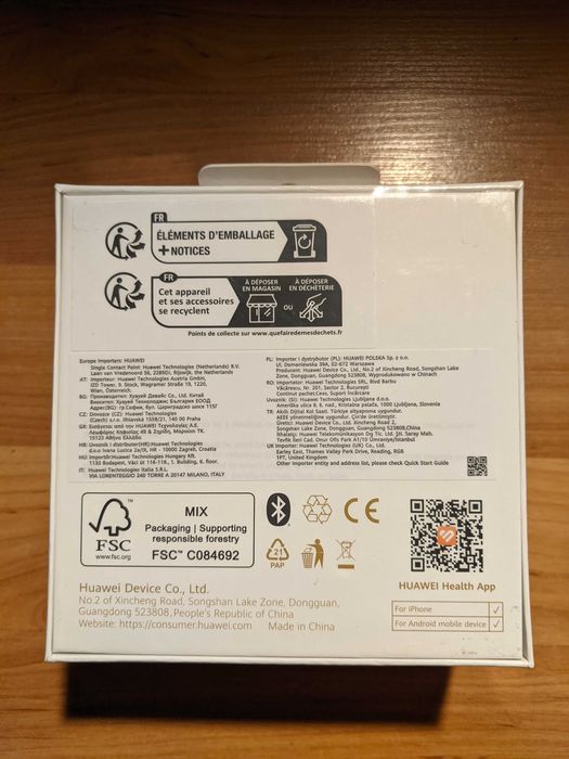 Smartwatch Huawei Watch GT 6, 41MM, Gold Stainless Steel Case, White