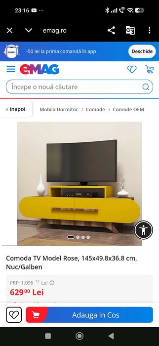 Comodă + Raft modern, 980 lei neg. Este ca nou!