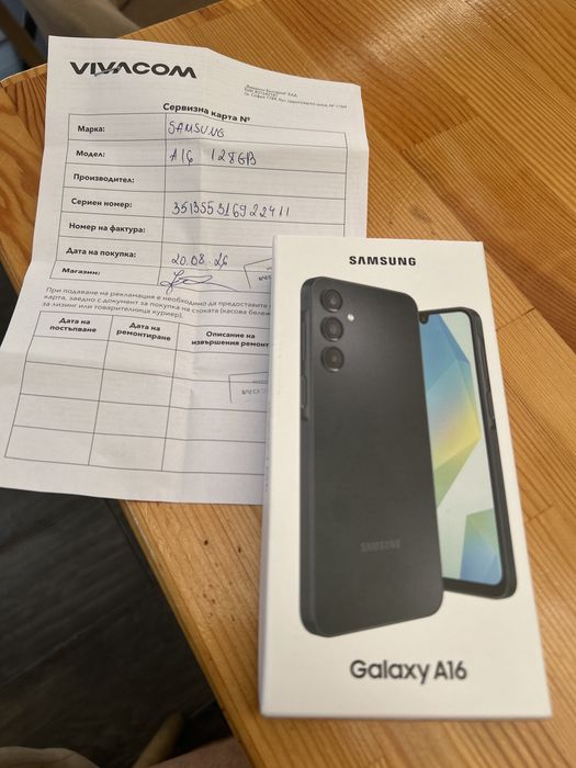 Samsung a16 чисто нов не разопакован