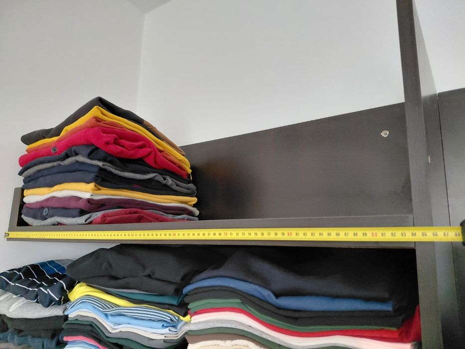 Dulapuri / dressing deschis (3 corpuri) din PAL  284x200x50 cm