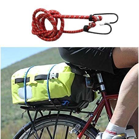 Намаление-Ластично въже за багаж 2 куки, ластик за багаж, обтяжно въже