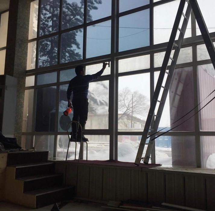 Тонировка окон и витражей