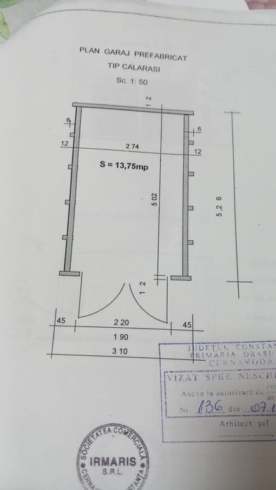 Vand garaj tip Calarasi