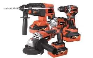 Набор аккумуляторный бесщёточный 4в1 ONEVOLT V4T/3.0-2B-SET. Насия