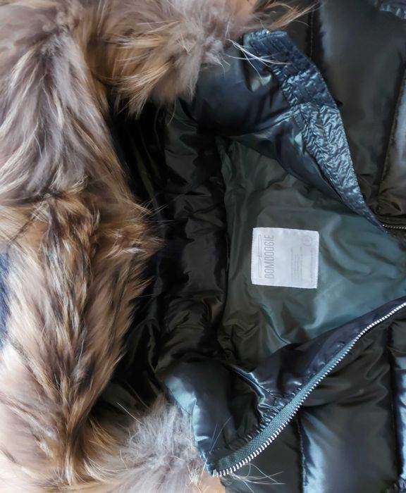 Bamboogie down jacket,M40/L42 дамско пухено яkе90%пух10%пера дълго84см