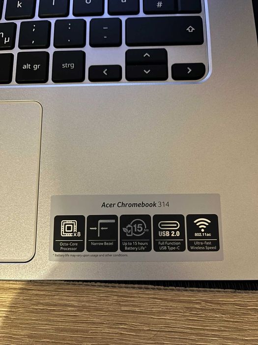 Laptop Acer Chromebook 314 14" 64GB 1080p Full HD (FHD)