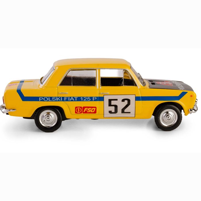 Masinuta Fiat 125P Galben raliu 1:43