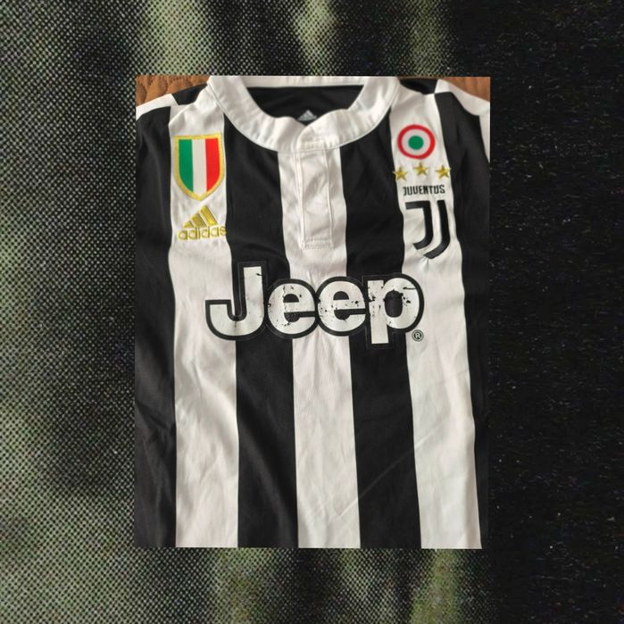Juventus 2017-2018 Home Kit Adidas Футболна Тениска С Яка