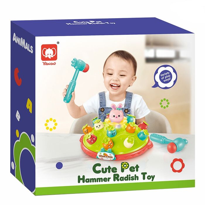 Детска Игра Зайче, моркови и чук/ За бебета и деца