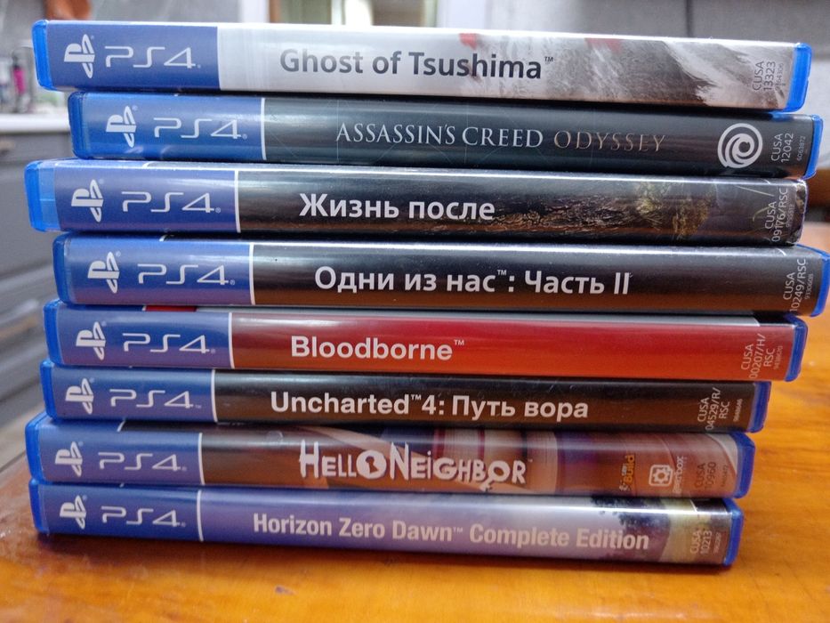 Обменяю Диски на пс 4