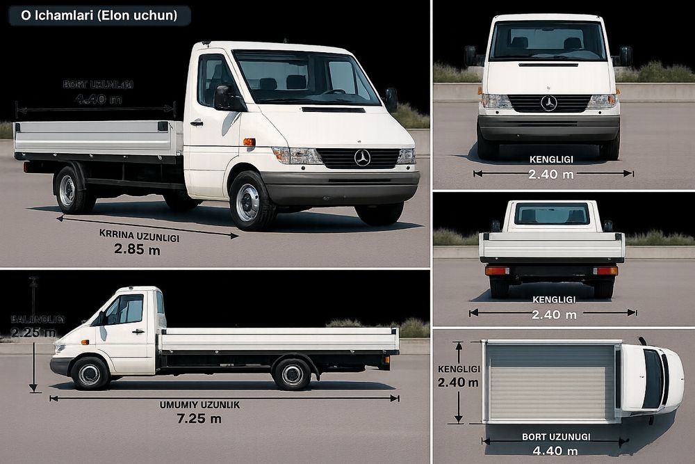 Доставка Mersades Benz Sprinter