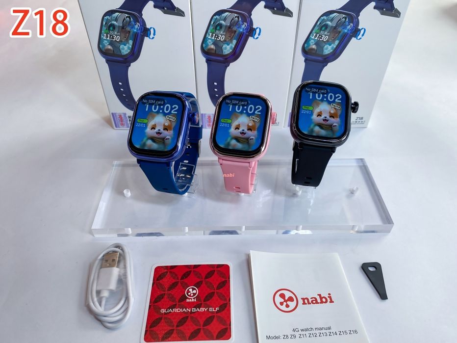 Bolalar aqilli soati Meimi M9 Max, Nabi Z17, Yesido,Детский умные часы