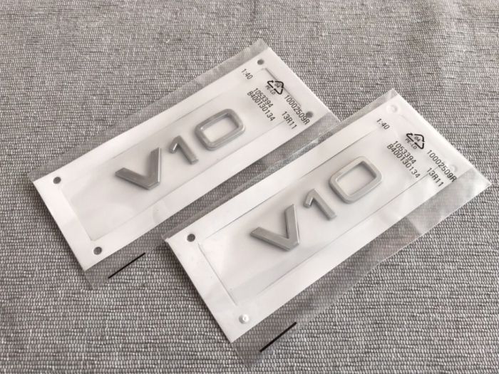 Emblema Audi v10 aripa crom