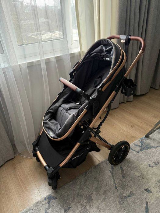 Коляска трансформер 2в1 RANT Basic PULSAR GOLD чёрный