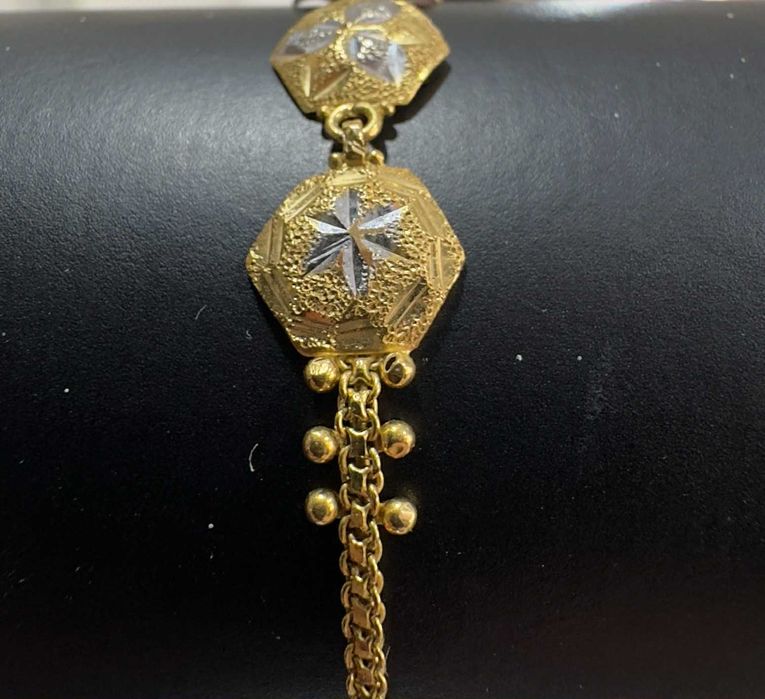 Златна гривна 22карата 4.3грама