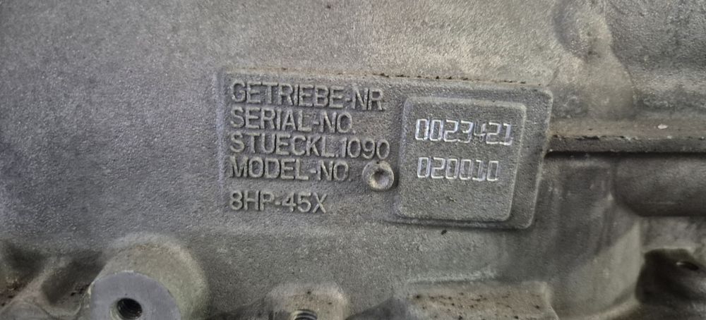 автоматична скоростна кутия ZF 8HP 45x BMW F10