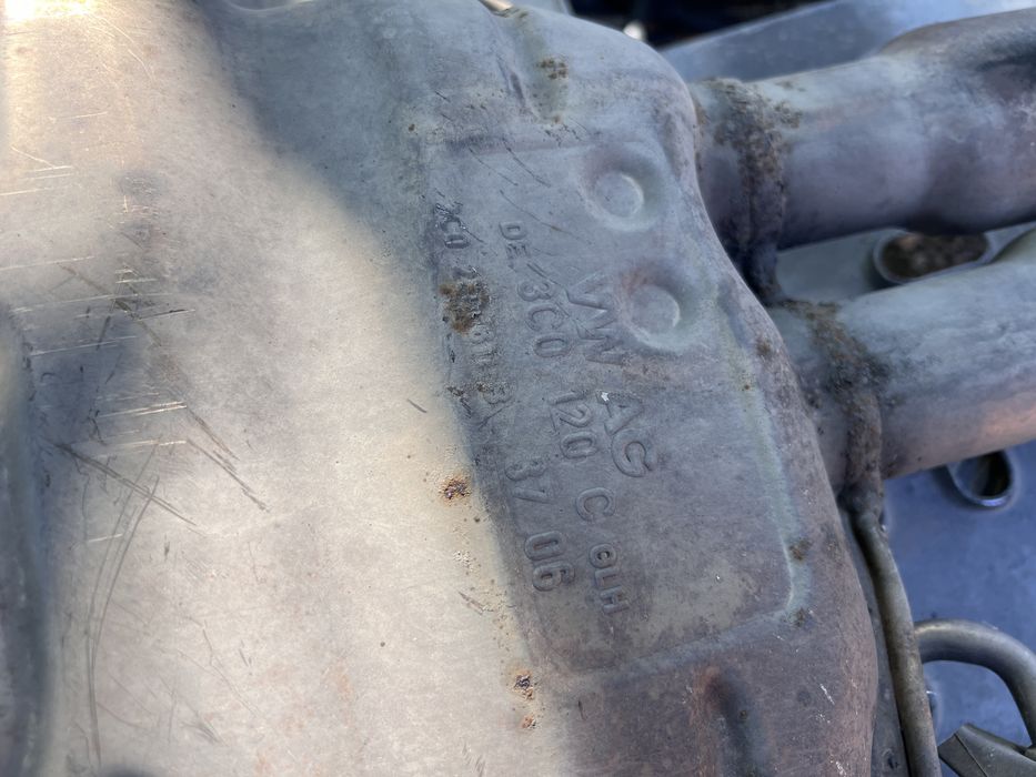 Крайно гърне ауспух от пасат 6 2.0 фси мотор pasat 6 2.0 fsi