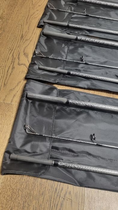 SET 3 Lansete Crap Diamant Alb 3.90 4.0Lbs +3 Mulinete J3 50FR