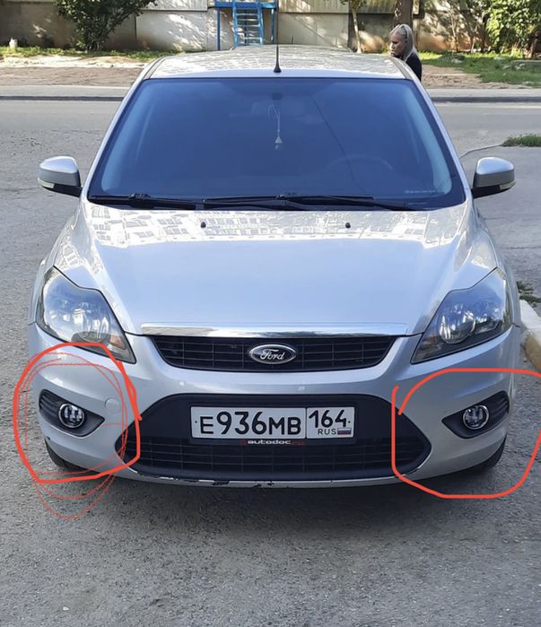 Накладка в противотуманки Ford Focus 2 рестайл