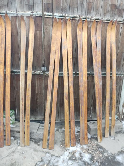 Лыжи армейские без крепления