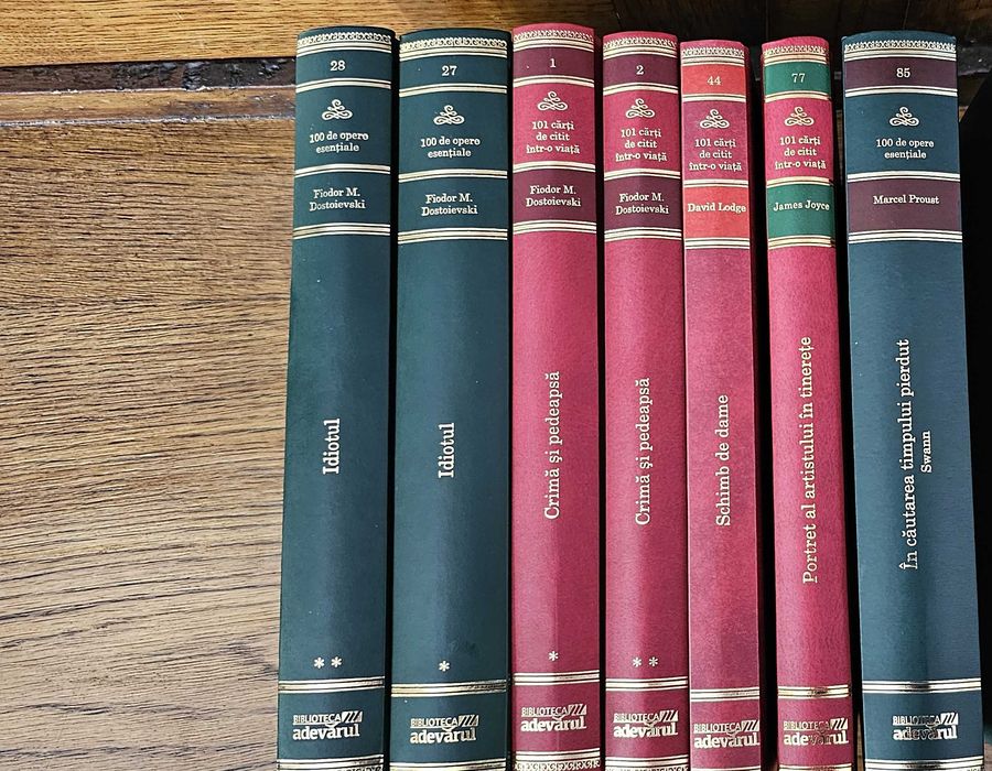 Lot 7 volume din colectia Adevarul