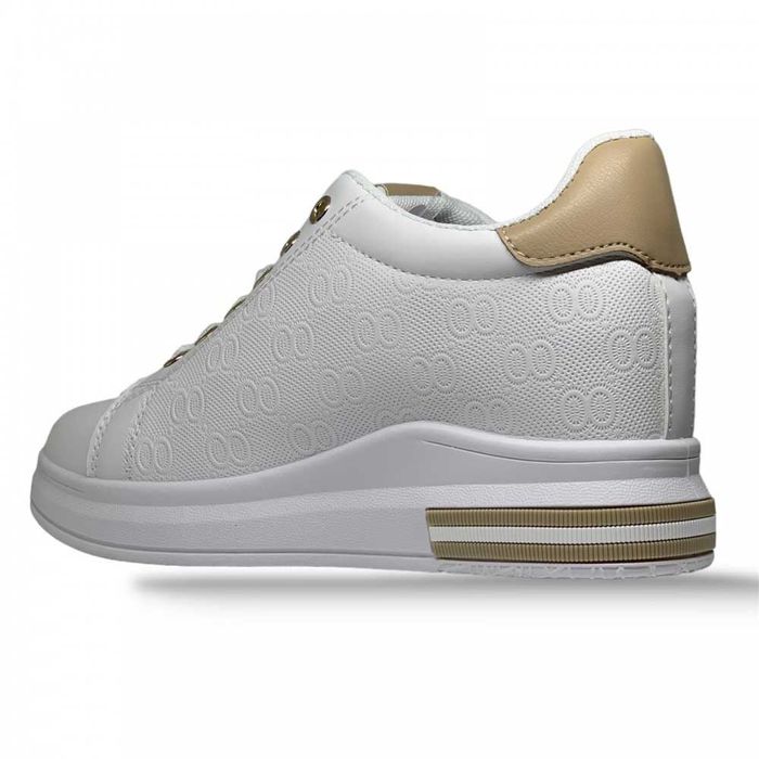 Дамски кецове на платформа в черен и бял цвят НОВИ!