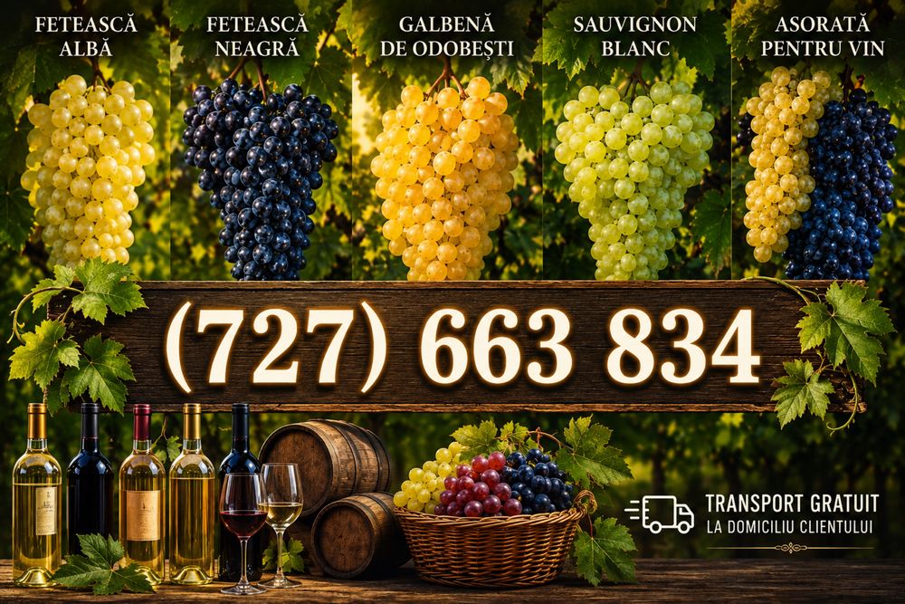 Vand struguri de vin