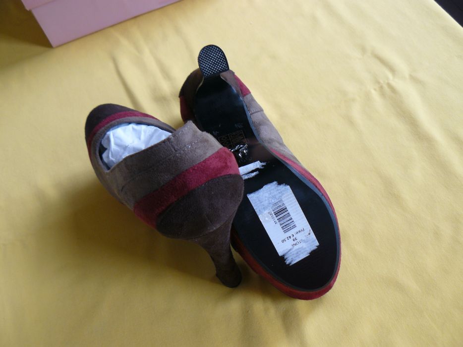 Pantofi Dama "AXEL" Cu Toc,Multi Col/STONE,Originali,