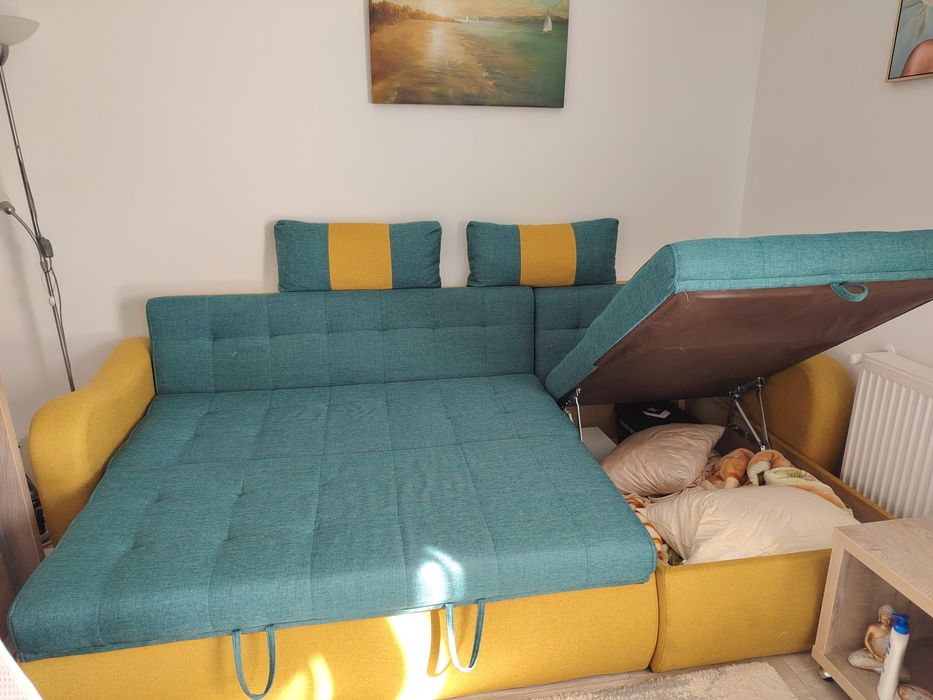 Canapea extensibila cu spatiu de depozitare(150/270)
