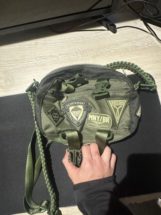 Sprayground лимитирана серия – оригинална зелена чанта през рамо, Military Style / Crossbody