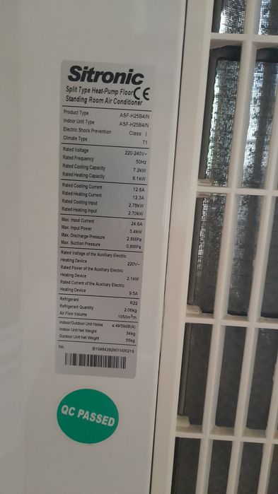 Кондиционер SITRONIC сотилади холати ало 25 талик  сотилади