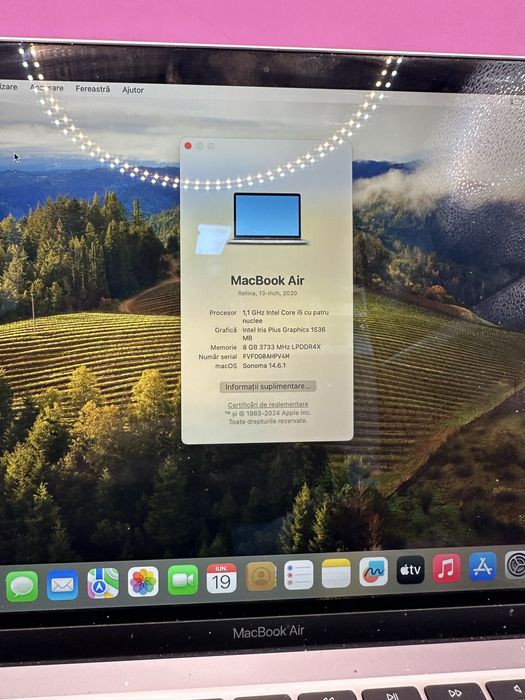 Macbook air 2020 I5 8GB 256Gb •Amanet Matei Crangasi•Pv4M