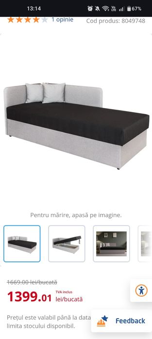 Pat Sole tapitat 80 x 190cm