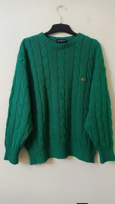 Италиански зелен пуловер Les Capains
