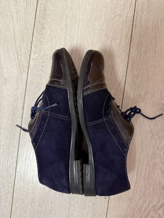 Pantofi damă piele bleumarin
