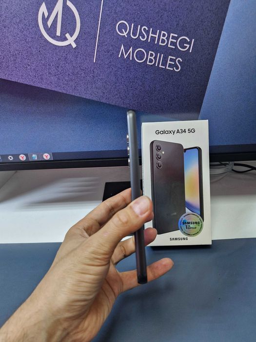 tetik holatta Samsung A35 5G 128GB karobka dok bor
