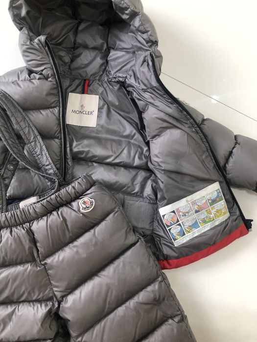 Комбинезон Moncler оригинал, пух, 18-24 мес