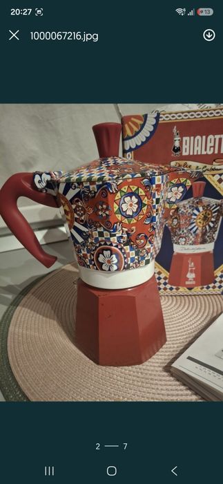 Cafetiera, espressor pentru aragaz