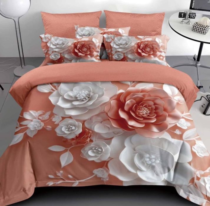 Lenjerie de pat finet 6 piese pentru pat dublu