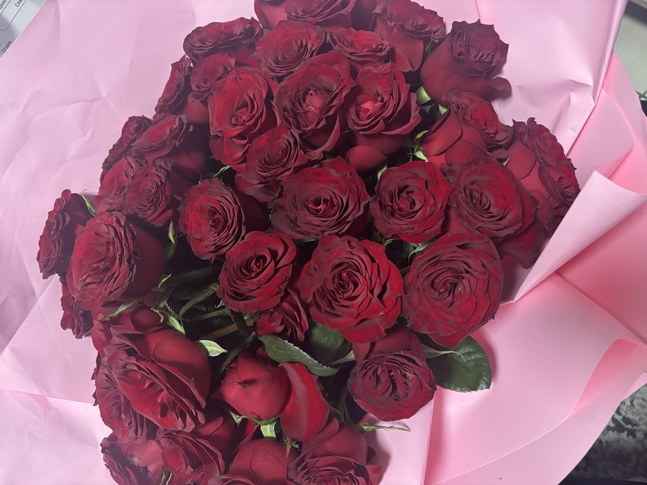 Цветы 51роза,адеми солмаған бүгін берілді