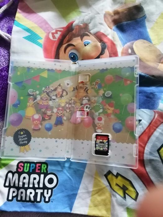 Super Mario Party (joc Nintendo Switch) + rucsac + abtibilduri Mario