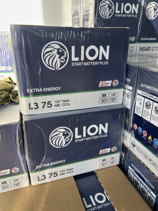 Lion 75A EFB AGM start stop li moshinala uchun