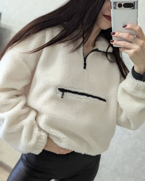 Свитшот женский теплый