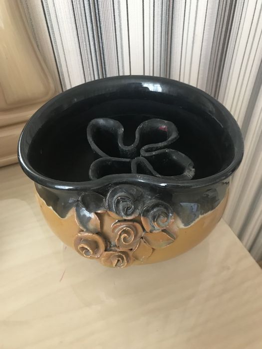 Вазы керамика для икебаны и чайник